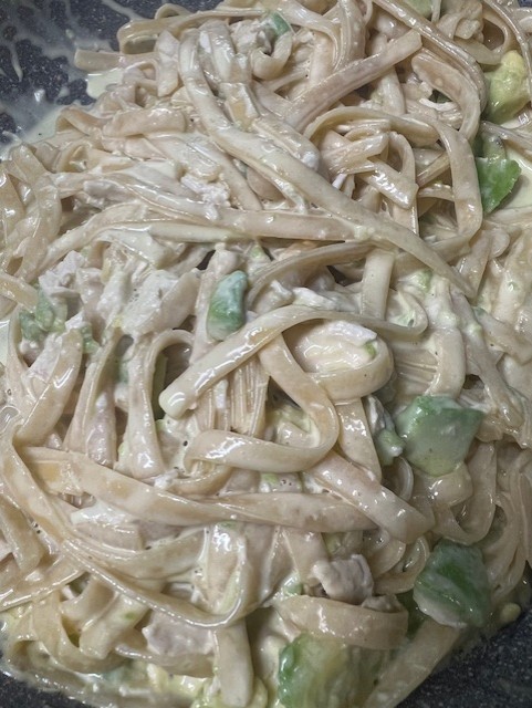 Chicken Avocado pasta